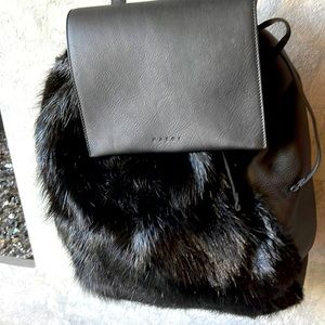 MARNI leather and fur bag!